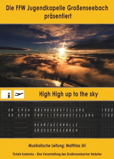 high high up to the sky gelb